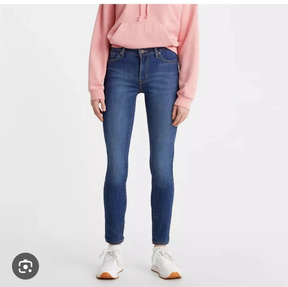 LEVIS 711 SKINNY HIGH WAIST JEANS Y2K CLASSY REVOLVE denim Blue Wash